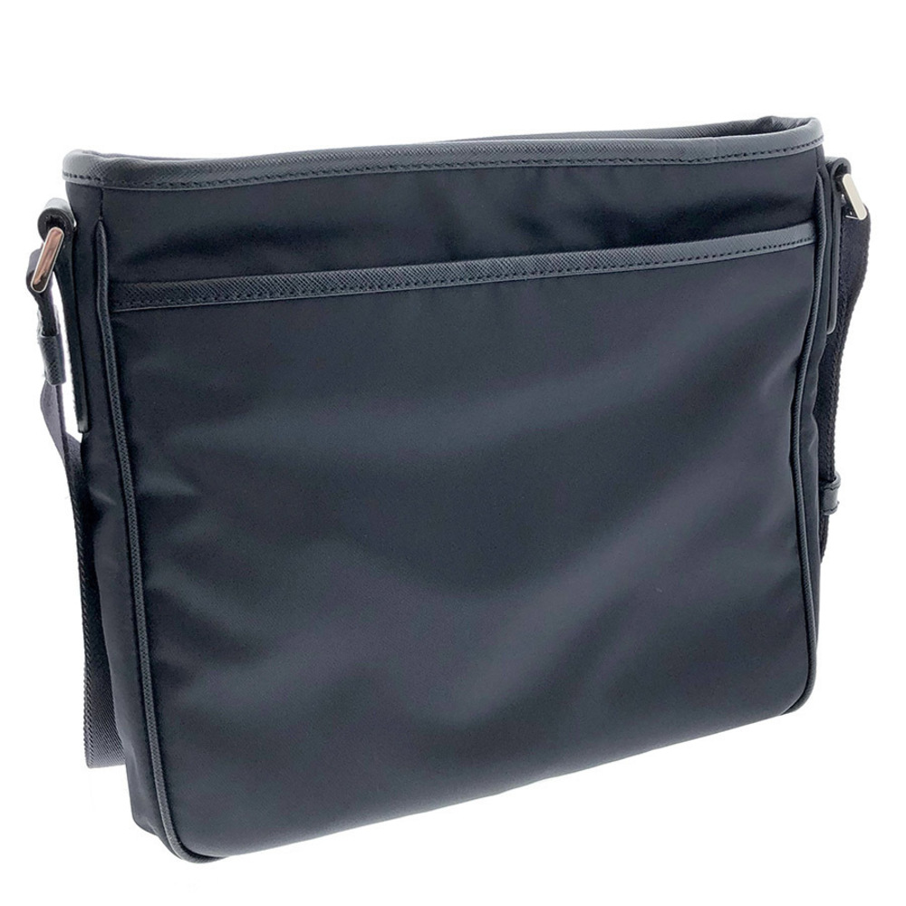 Prada Nylon Shoulder Bag Navy Dark Blue Diagonal Slim